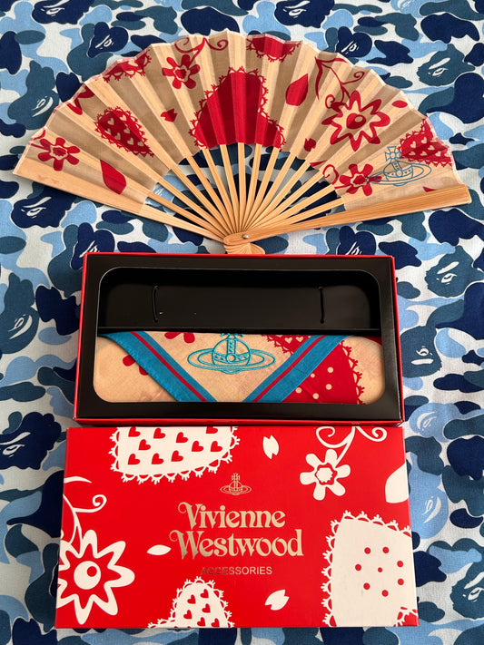 Vivienne Westwood Fan Handkerchief Red Box Set