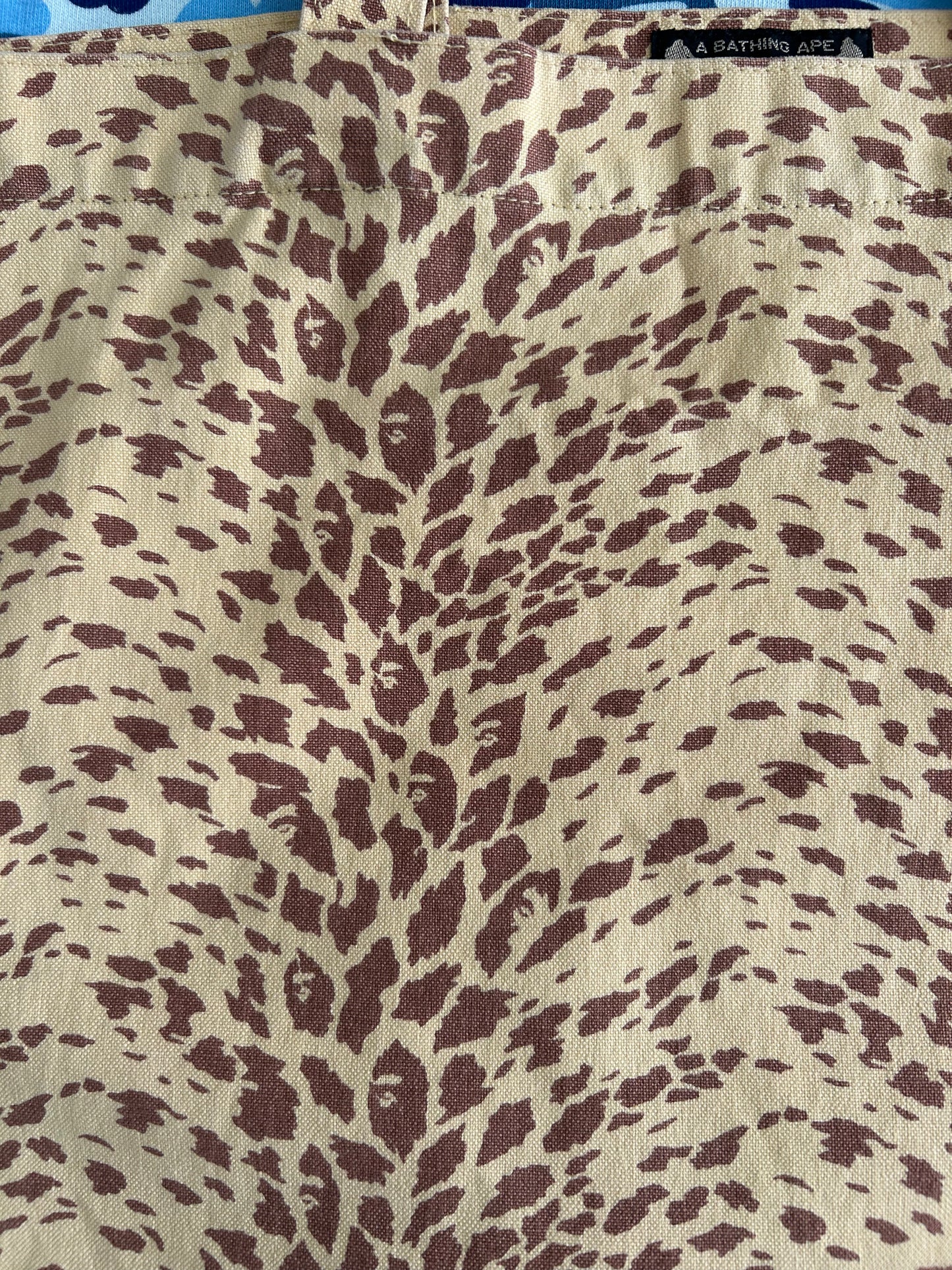 Nigo Era BAPE tote bag Rare Cheetah Camo