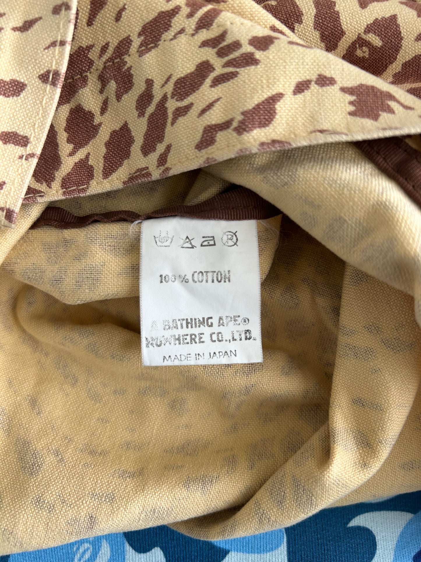 Nigo Era BAPE tote bag Rare Cheetah Camo